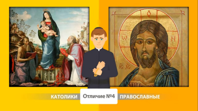 В чём разница между православными и католиками?