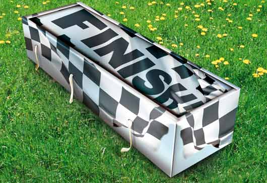 Британская компания Creative Coffins предлагает своим клиентам создать собственный уникальный дизайн для гроба.